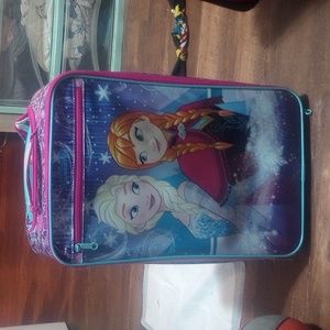Frozen kids luggage